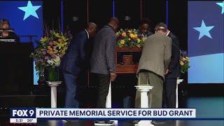 Legendary Vikings coach Bud Grant remembered at private memorial service