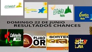 Paisita, Chontico, Dorado, Pijao, Astro Luna & Cafeterito | Resultados Domingo 22 de Junio de 2025