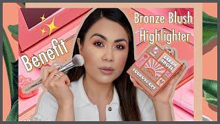 Benefit Cosmetics Fouroscope Earth Angel Bronze, Blush & Highlighter Palette Review