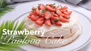 Strawberry Pavlova Cake