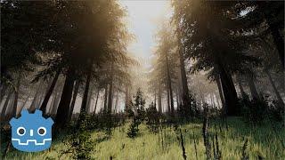 The Most Realistic Forest You Have Ever Seen in Godot Engine!