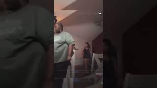 This dad came home and to find his daughter twerking on her cousin #unexpected #shorts #family