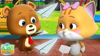 Loco Nut Papierflieger-Herausforderung Lustige Cartoon-Episoden für Babys