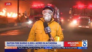 Southern California Firestorms, KTLA Channel 5, January 8, 2025 3 AM - 11 AM PST