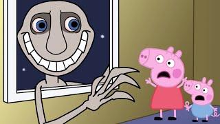 The Man From The Window In Peppa Pig House - A Scary Night