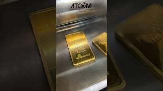 The process of making gold jewelry  24k Gold Bar #jewelry #jewellery #gold #asmr #love #fyp #viral