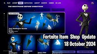  Fortnite Item Shop Update October 18, 2024! Jack Skellington, Moon Knight, and More! 