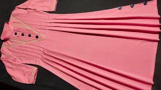 Very Easy Side Pleated Kurti Cutting and Stitching /fashion Boutique official