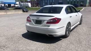 2013 Hyundai Genesis R Spec sedan exhaust with some crackles