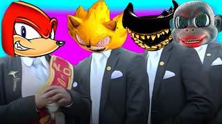 Sonic & Bendy & Cartoon Monkey -  Coffin Dance Song Meme (Cover)