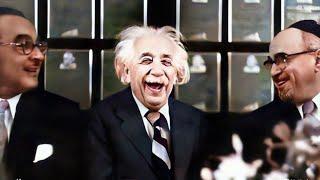 Albert Einstein in funny mood | Albert Einstein Real Video