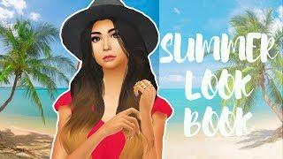 SUMMER LOOKBOOK ️|  The Sims 4: CAS