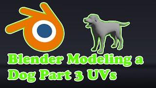 UV Unwrapping a Dog Model | 3D Modeling Series Part 3