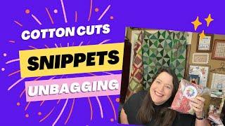 April Cotton Cuts Snippets Unbagging