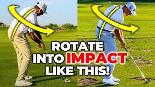 How To Achieve A Rotational Golf Impact! (The Power Position)