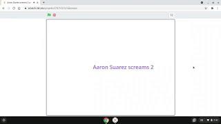 Aaron Suarez screams 2