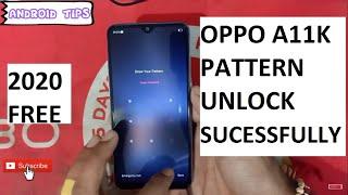 Oppo A11k Hard Reset ! Pattern Unlock 2020