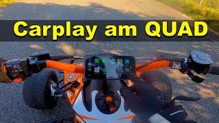 CarPlay am Quad ATV / Endlich alles am Lenker / QUAD-VLOG 4K TOXIQTIME