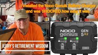 I was SHOCKED how easy the Noco Battery Charger was to Install.