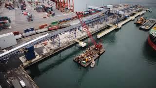 Shiploader Delivery and Installation Timelapse | EMS-Tech Inc.