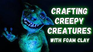 How To Make This SPOOKY Troll With Air Dry Clay!