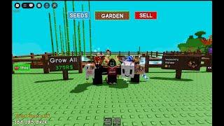 LIVE Trying out grow a garden on roblox