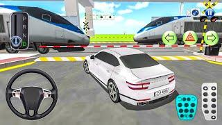 New Sedan Car Genesis G80 in Parking Building - 3D Driving Class 2024 - best Android gameplay