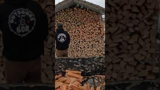 Stacking Quality‼️🪵 #firewood #quality