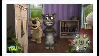 Talking Tom DESKTOP- FARTING!!! SMACKS FUNNY!