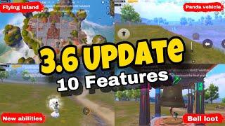 PUBG Mobile 3.6 UPDATE - Top 10 Features