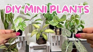 DIY Miniature Dollhouse Plants