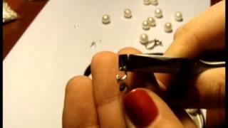 Tutorial handmade jewelry made from natural pearls / Бижутерия из натурального жемчуга