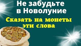 Обязательно положите в Новолуние монеты на окно и скажите слова. Денежный ритуал в Новолуние