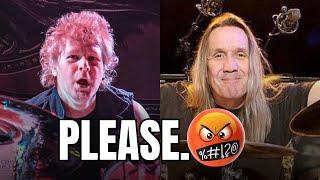 Stop comparing Nicko McBrain With Simon Dawson