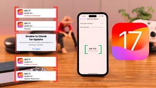 iOS 17 Unable to Install Update on iPhone? Here the Fix!