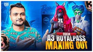 NEW A3 ROYAL PASS MAXING OUT |  PUBG MOBILE VIDEO BY NSG HARSH