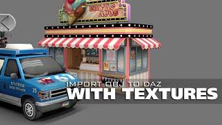 Import OBJ files into Daz with Textures (Complete)