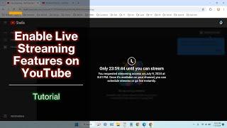 How to Enable Live Streaming Features on YouTube