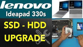 Lenovo Ideapad 330S SSD HDD Upgrade Step by Step