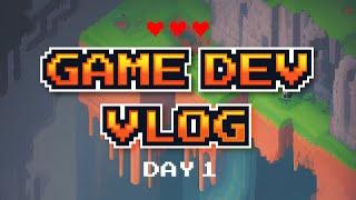 Game Dev Vlog Day 1 - Making a Video Game From Scratch