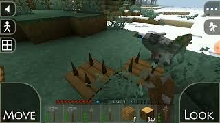 пытаюсь выздороветь survivalcraft и добыть еду