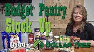 $25 Budget Pantry Stock Up from Dollar Tree