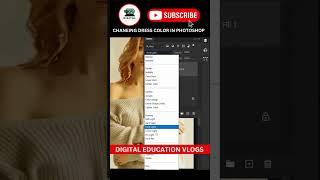 changing dress color in photoshop  #learning #graphictips #photoshoptips