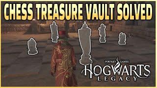 Hogwarts Legacy : How to solve the Treasure Vault puzzle with chess pieces!