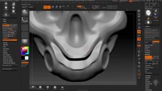 Введение в Zbrush :  Кисти для твердой поверхности урок 18