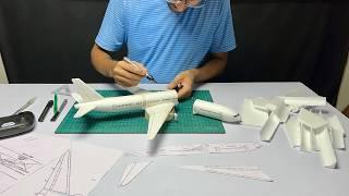 Make A Rc Plane Boeing777 Out of Thermocol #rcplane #diyprojects #airplane