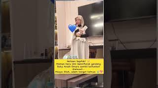 Umi Gennifaruk Gendong Baby Arash Sambil Sholawatan,Netizen: Adem Banget Liatnya!  #aaliyahmassaid