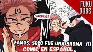 una bromita para los chicos ! : JUJUTSU KAISEN COMIC EN ESPAÑOL #jujutsukaisen #gojosatoru ~#fandub