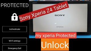 Sony Xperia Z4 Tablet bypass my xperia Protected 100% Solution #sonyxperia #xperiatablet