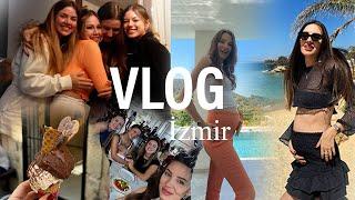 KIZLARLA İZMİR TATİLİMİZ ️ FATMA , EBRU ,  GÖZDE 3 gün beraberiz  Sürpriz doğum günüm  VLOG